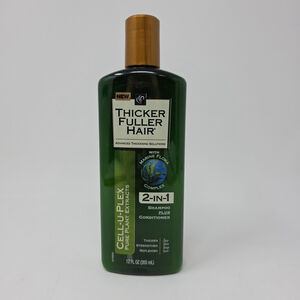 Thicker Fuller Hair Shampoo Cell-U-Plex 2 in 1 Shampoo plus Conditioner